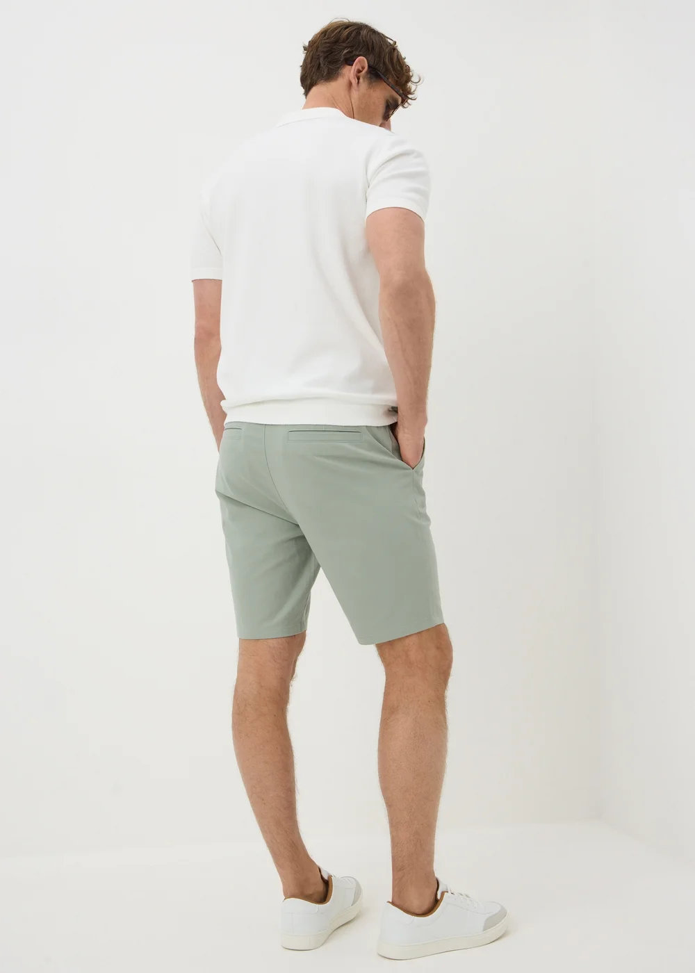 Sage Slim Fit Chino Shorts - 30 Image 2