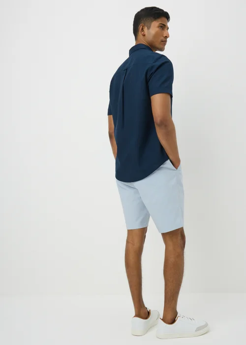 Ice Blue Slim Fit Chino Shorts - 30 Image 3