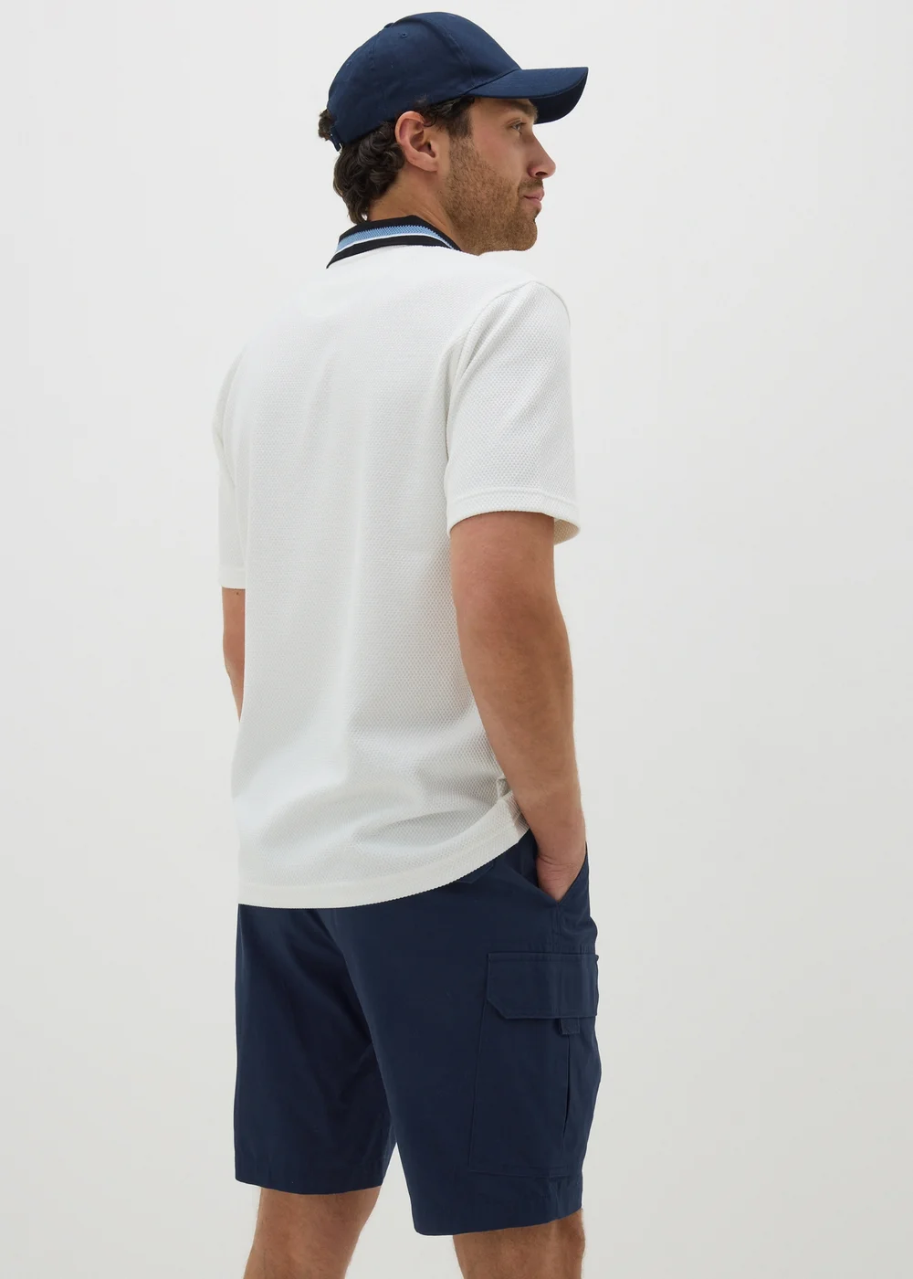 Navy Cargo Shorts - 30 Image 2