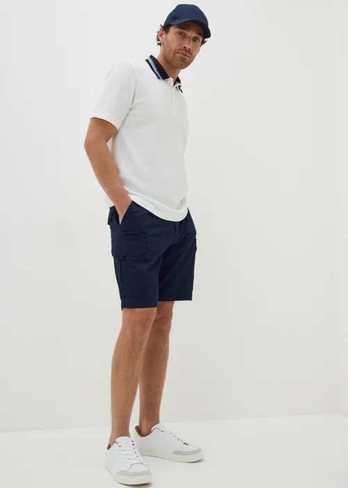 Navy Cargo Shorts - 30 Image 3