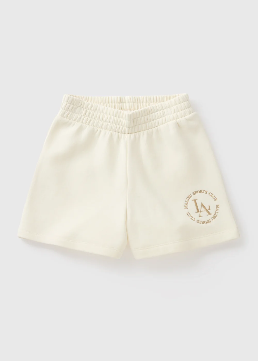 Girls Cream Jersey Boxer Shorts (7-15yrs) - 8 Yrs Image 1