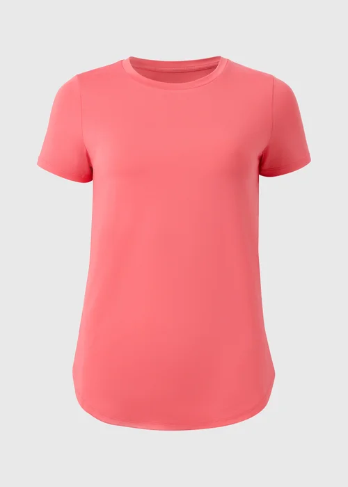 Souluxe Coral Longline T-Shirt - S Image 4