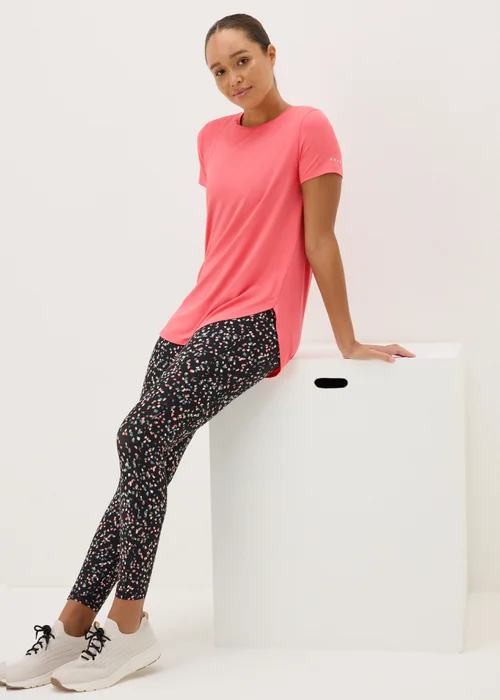 Souluxe Coral Longline T-Shirt - S Image 3