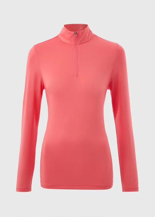Souluxe Coral Half Zip Top - S Image 4