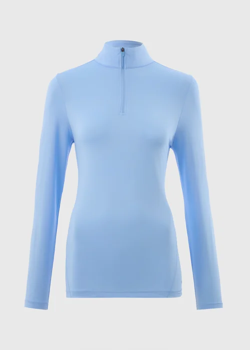 Souluxe Blue Half Zip Top - S Image 4