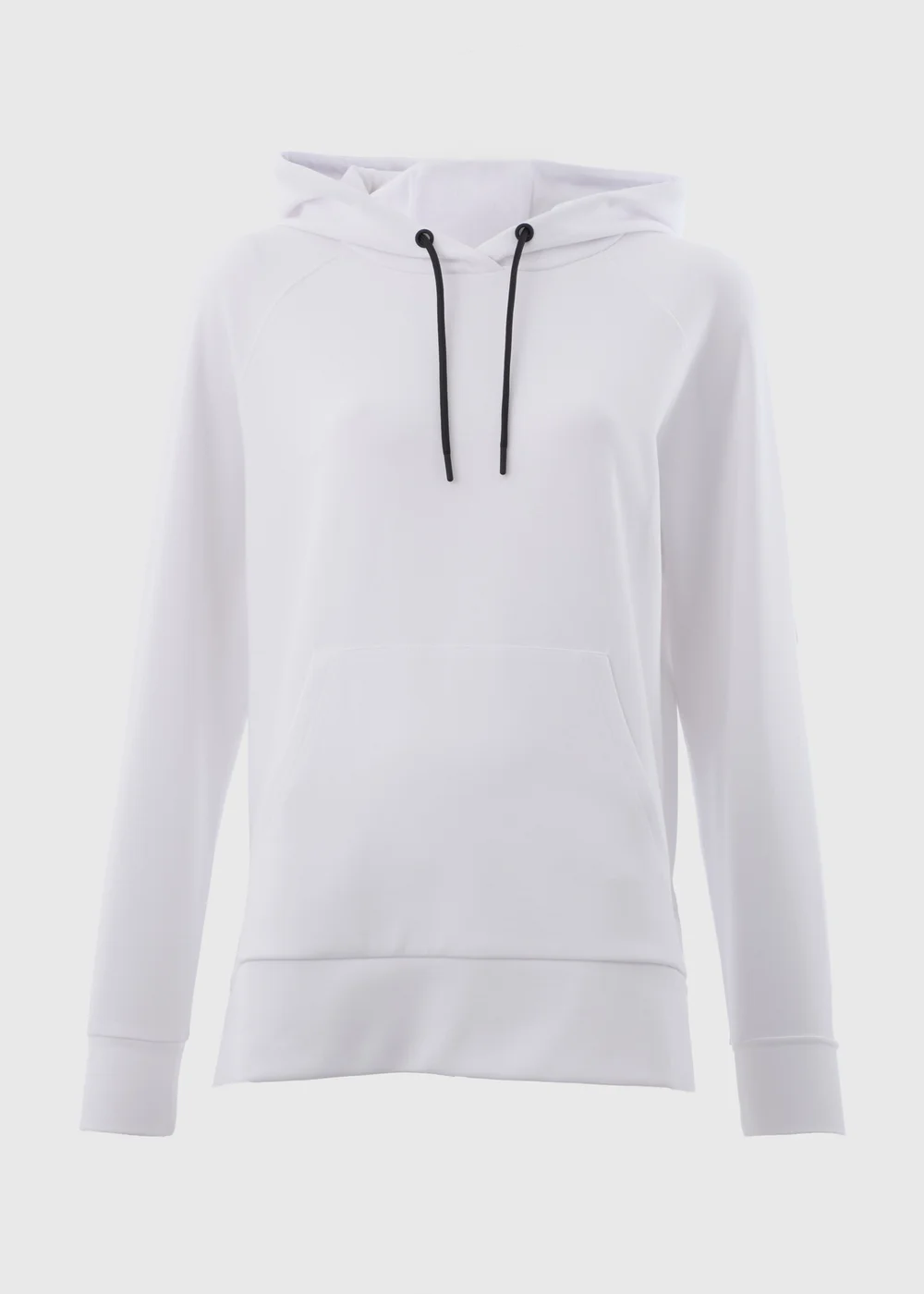 Souluxe White Longline Hoodie - S Image 4
