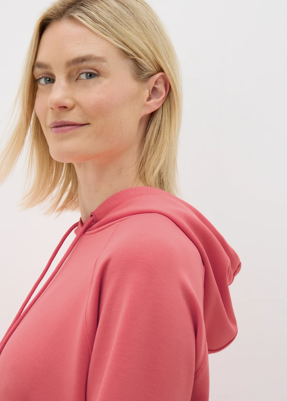 Souluxe Coral Longline Hoodie - S Image 3