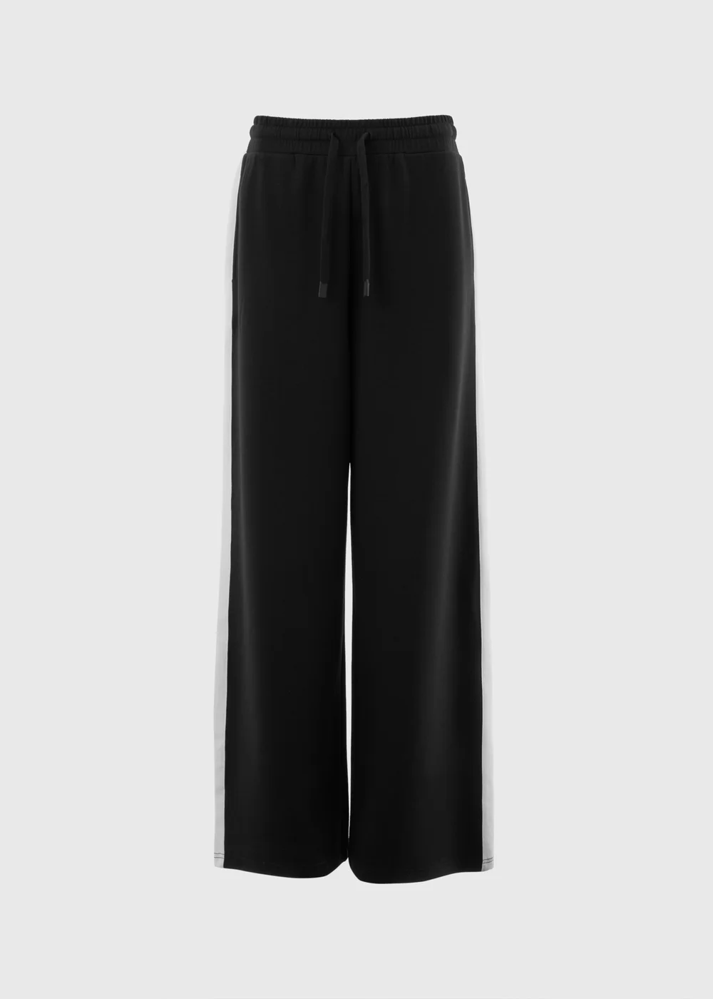 Souluxe Black Side Stripe Jogging Bottoms - S Image 3
