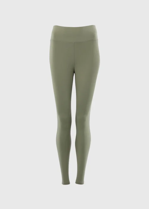 Souluxe Khaki Long Leggings - 8 Image 4