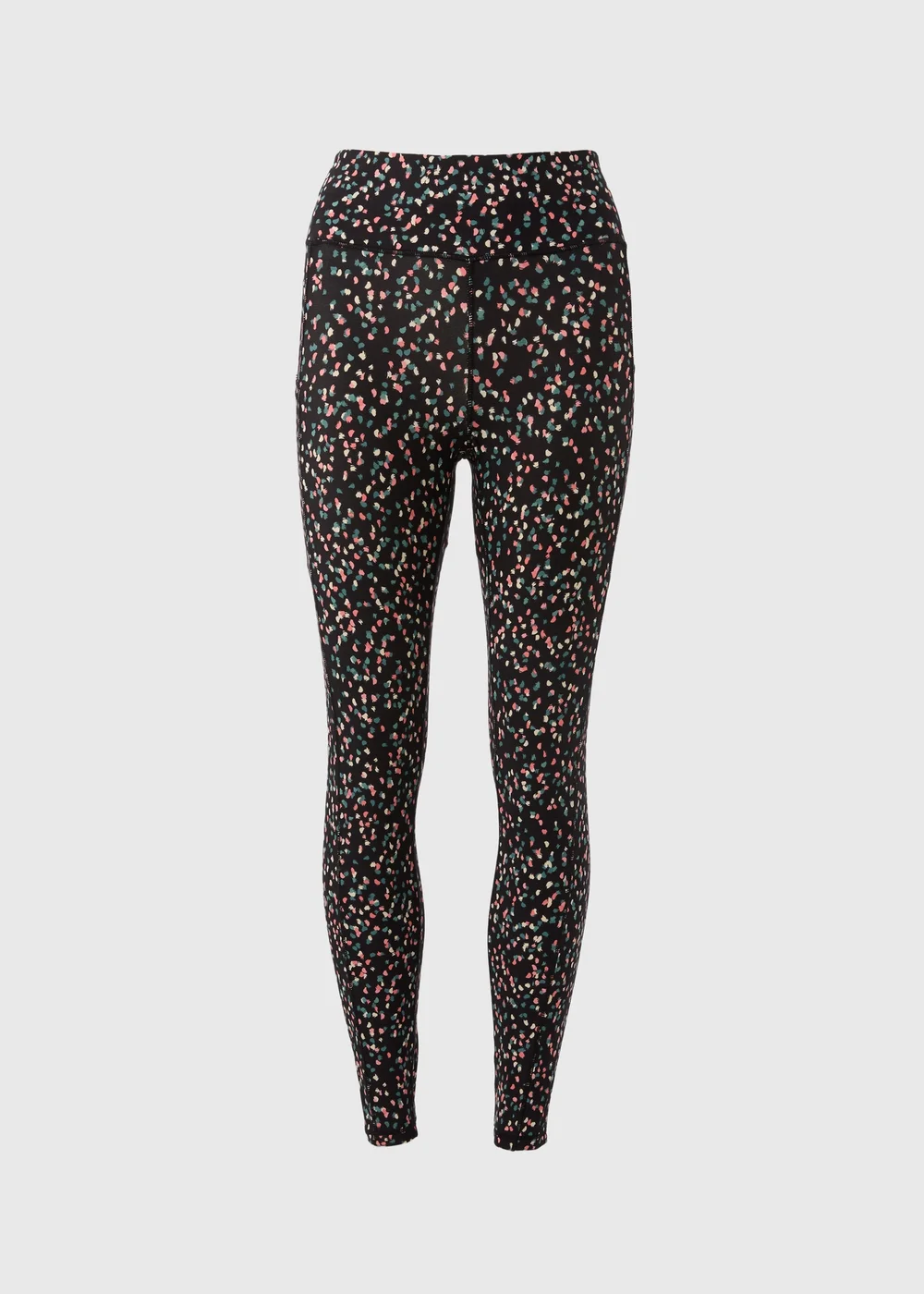 Souluxe Black Multi Dash Pattern Leggings - 8 Image 4