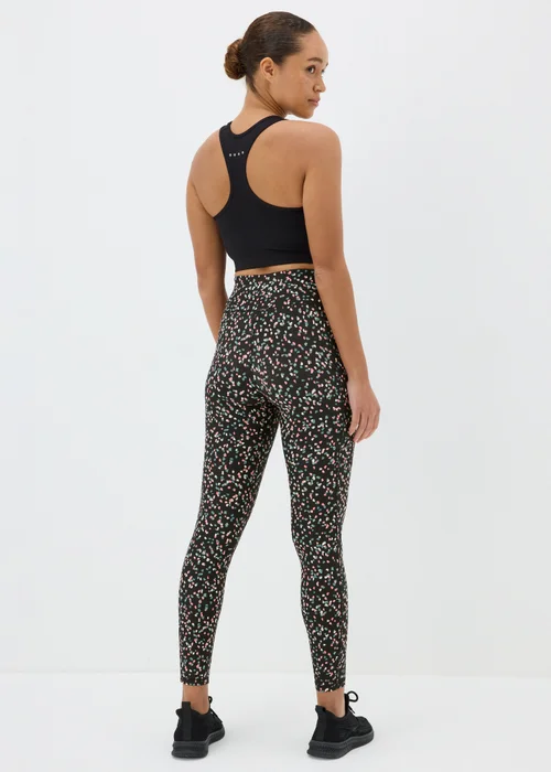 Souluxe Black Multi Dash Pattern Leggings - 8 Image 2