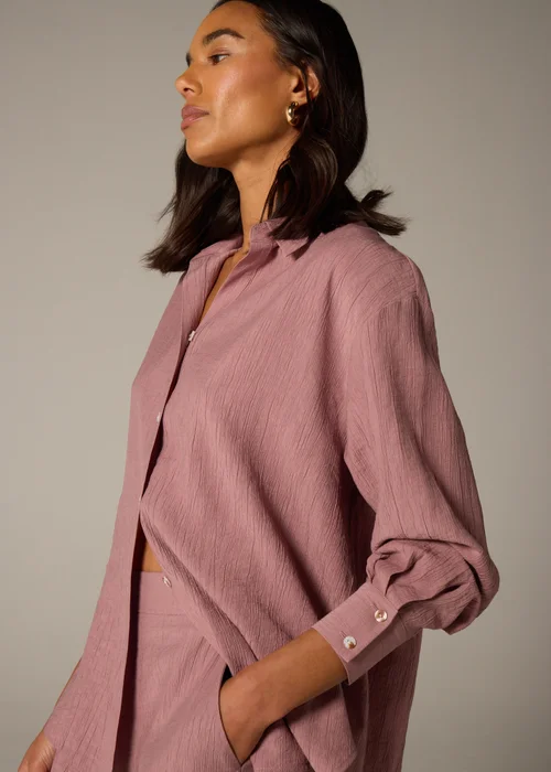 Et Vous Pink Co Ord Shirt - 8 Image 1