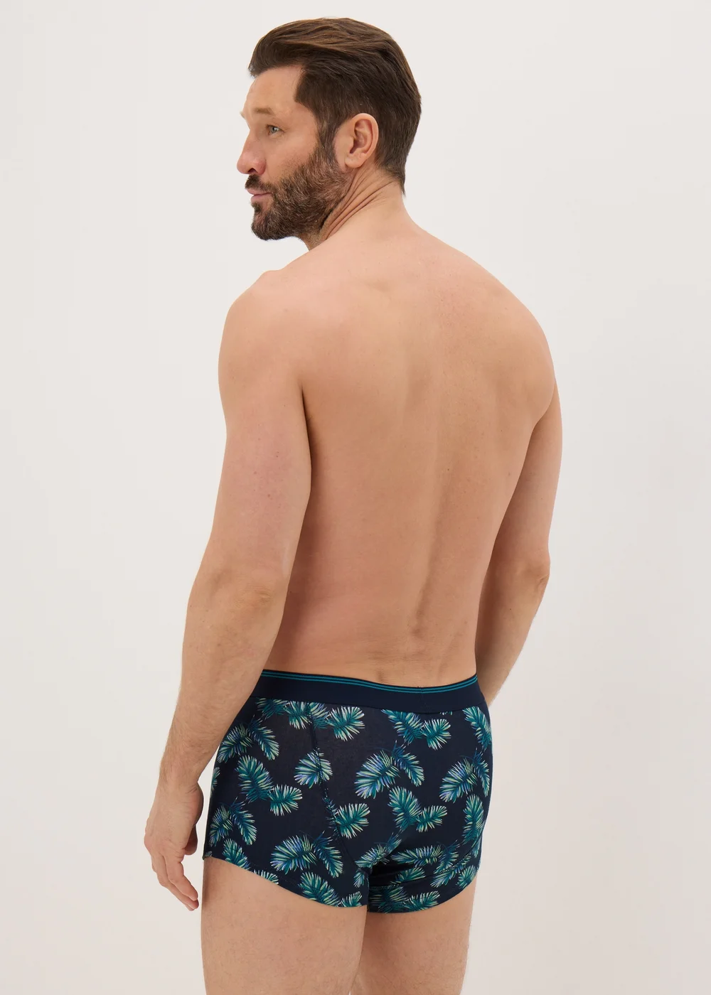 3 Pack Teal Palm Tree Marble Hipsters - S Image 2