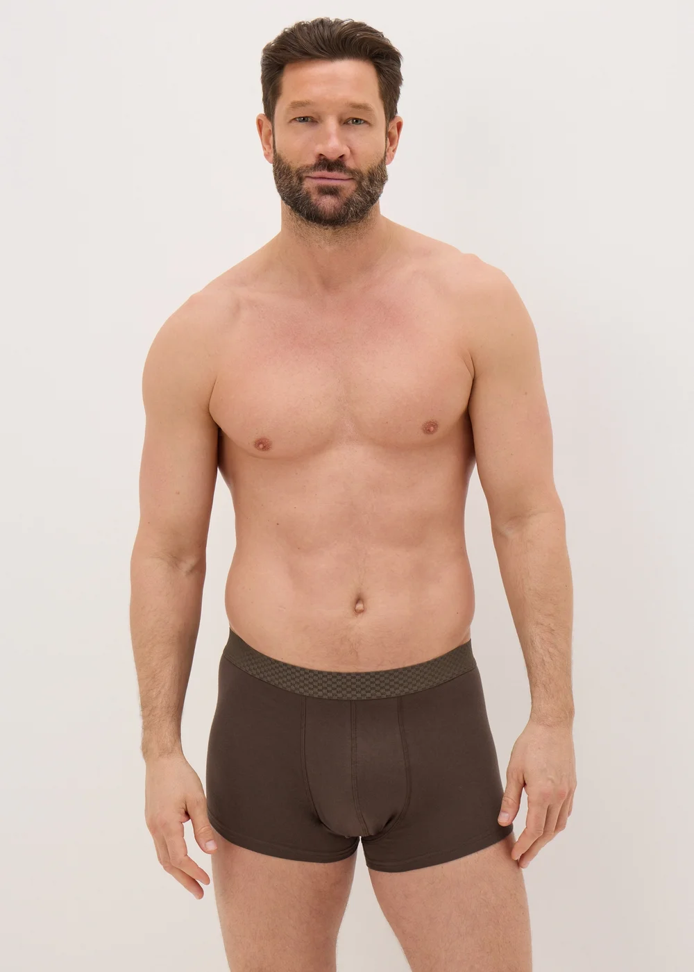 3 Pack Brown Plain Hipsters - XS Image 2