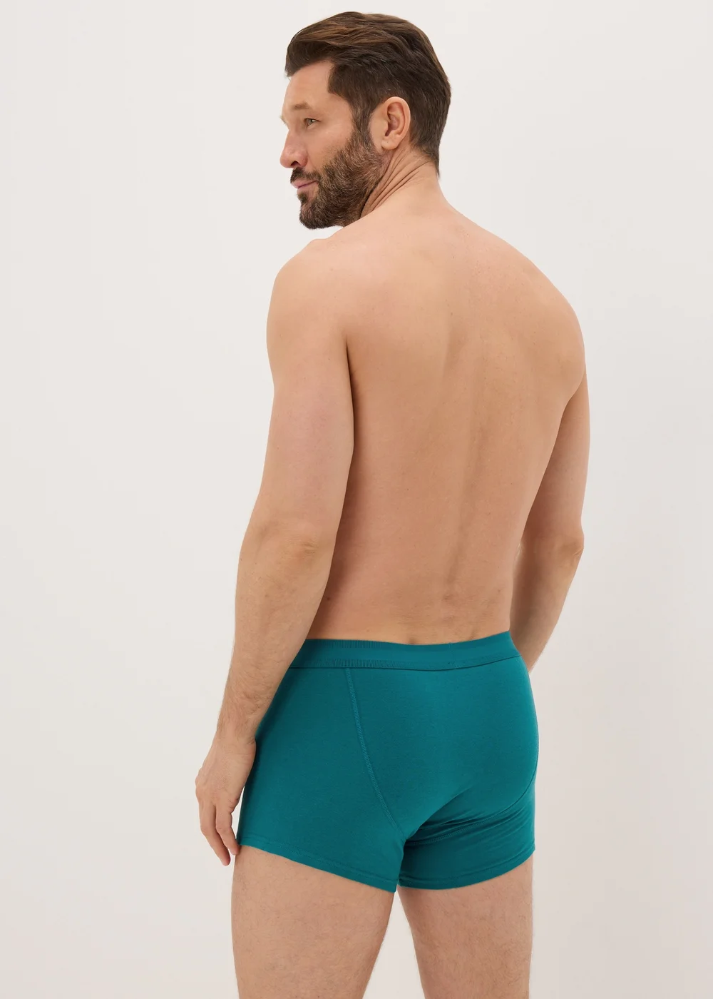 5 Pack Multicolour Plain Keyhole Boxers - S Image 3