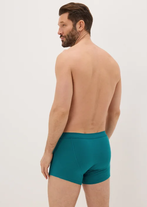 5 Pack Multicolour Plain Keyhole Boxers - S Image 3
