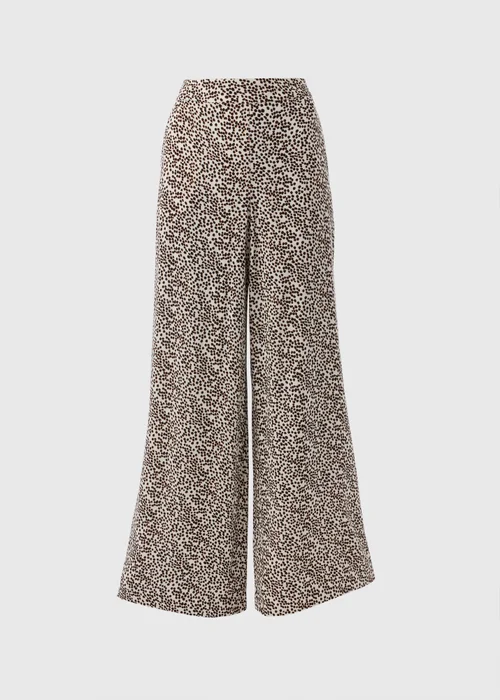 Et Vous Stone Animal Spot Wide Leg Co Ord Trousers - 8 Image 4