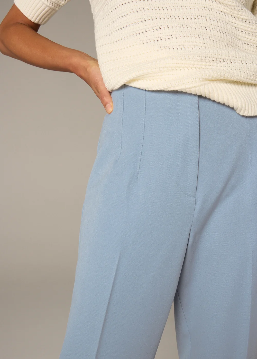 Et Vous Blue Tapered Trousers - 8 Image 3