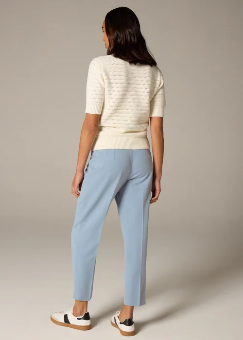 Et Vous Blue Tapered Trousers - 8 Image 2
