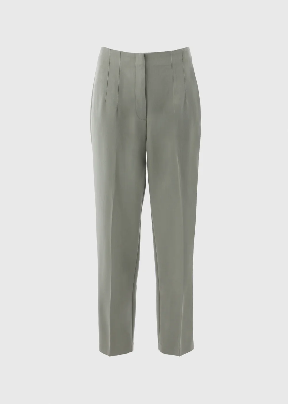 Et Vous Sage Green Tapered Trousers - Size 8 Image 4