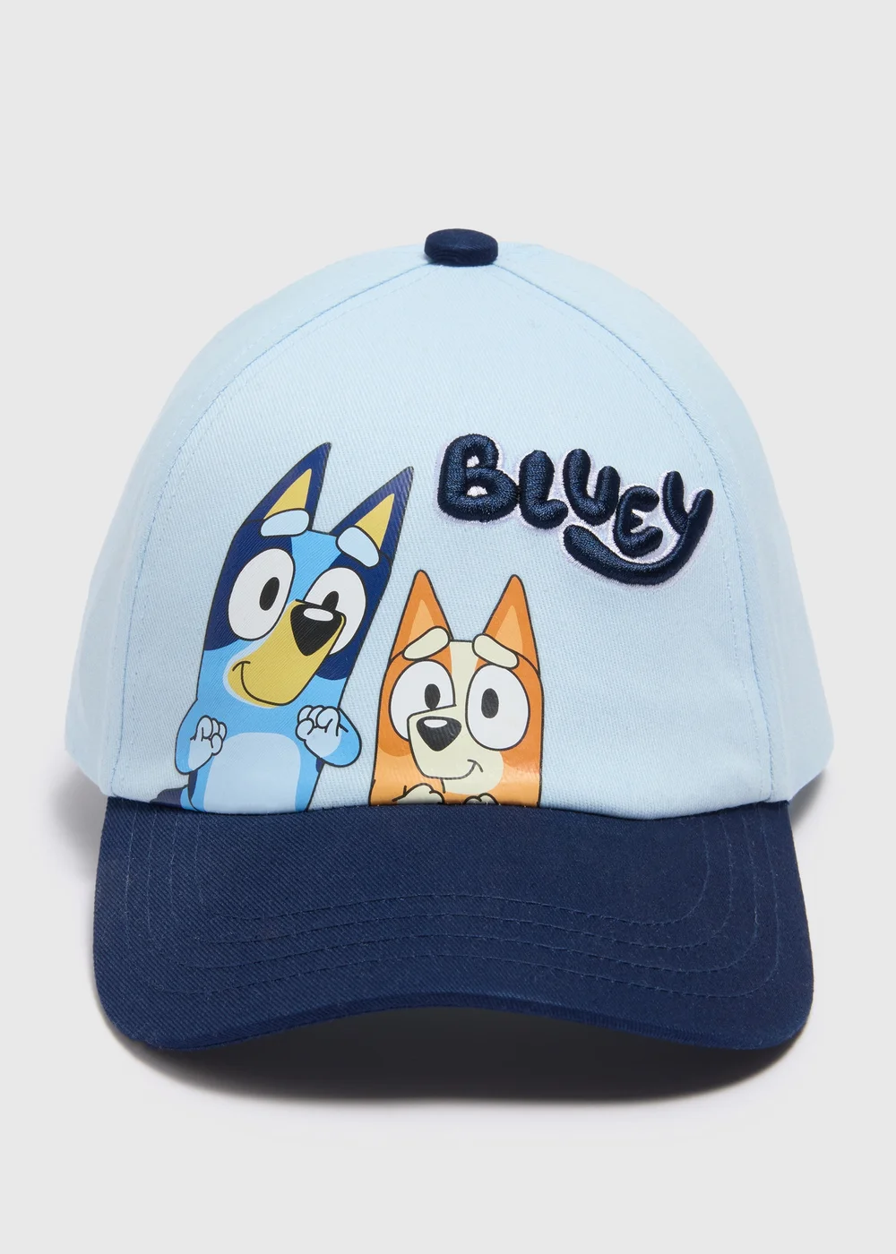 Boys Bluey Blue Cap (3-6yrs) - Age 3 - 6 Years Image 1