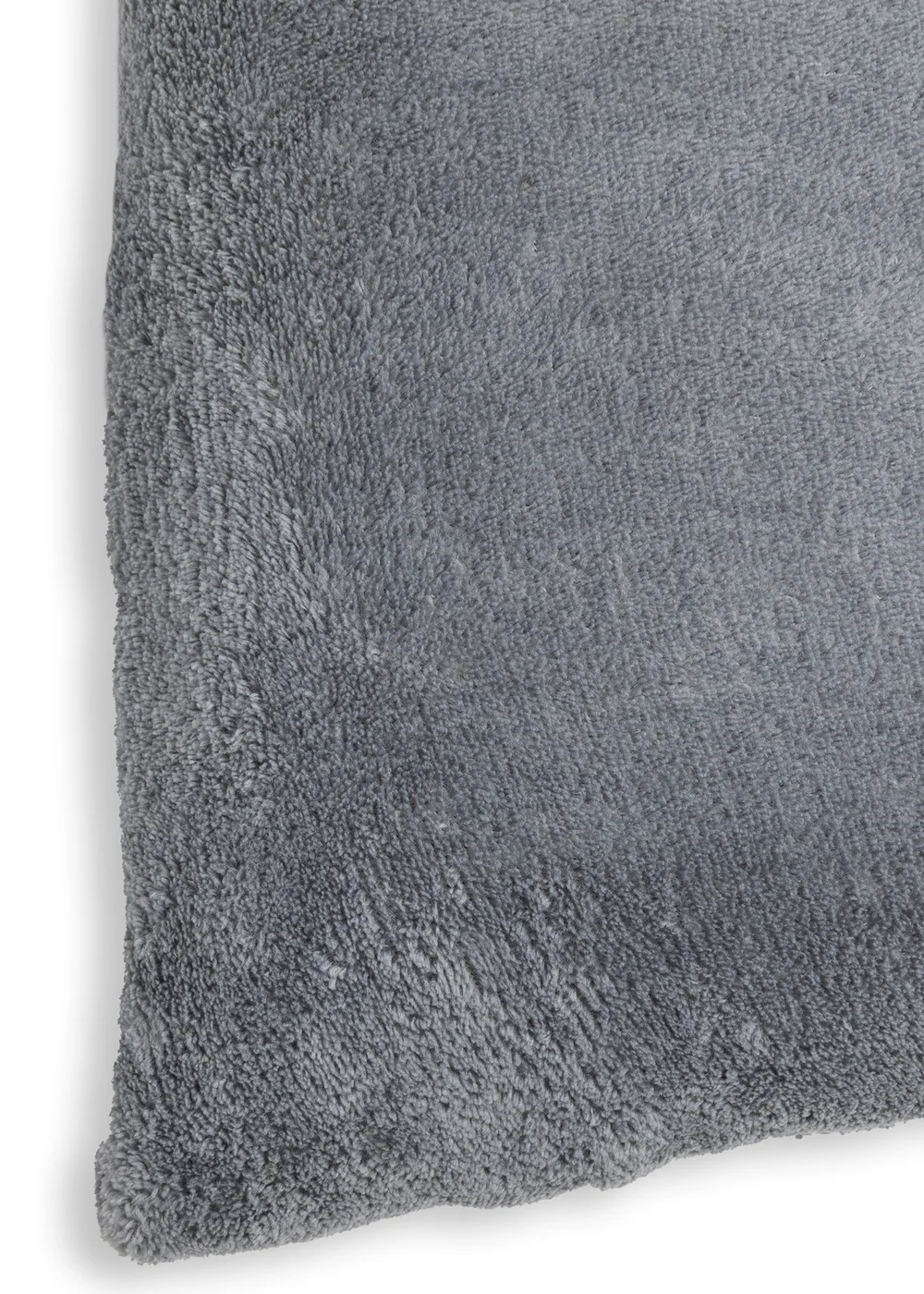 BHS Microfleece Charcoal Cushion (59x59cm) - 45cm x 45cm Image 3