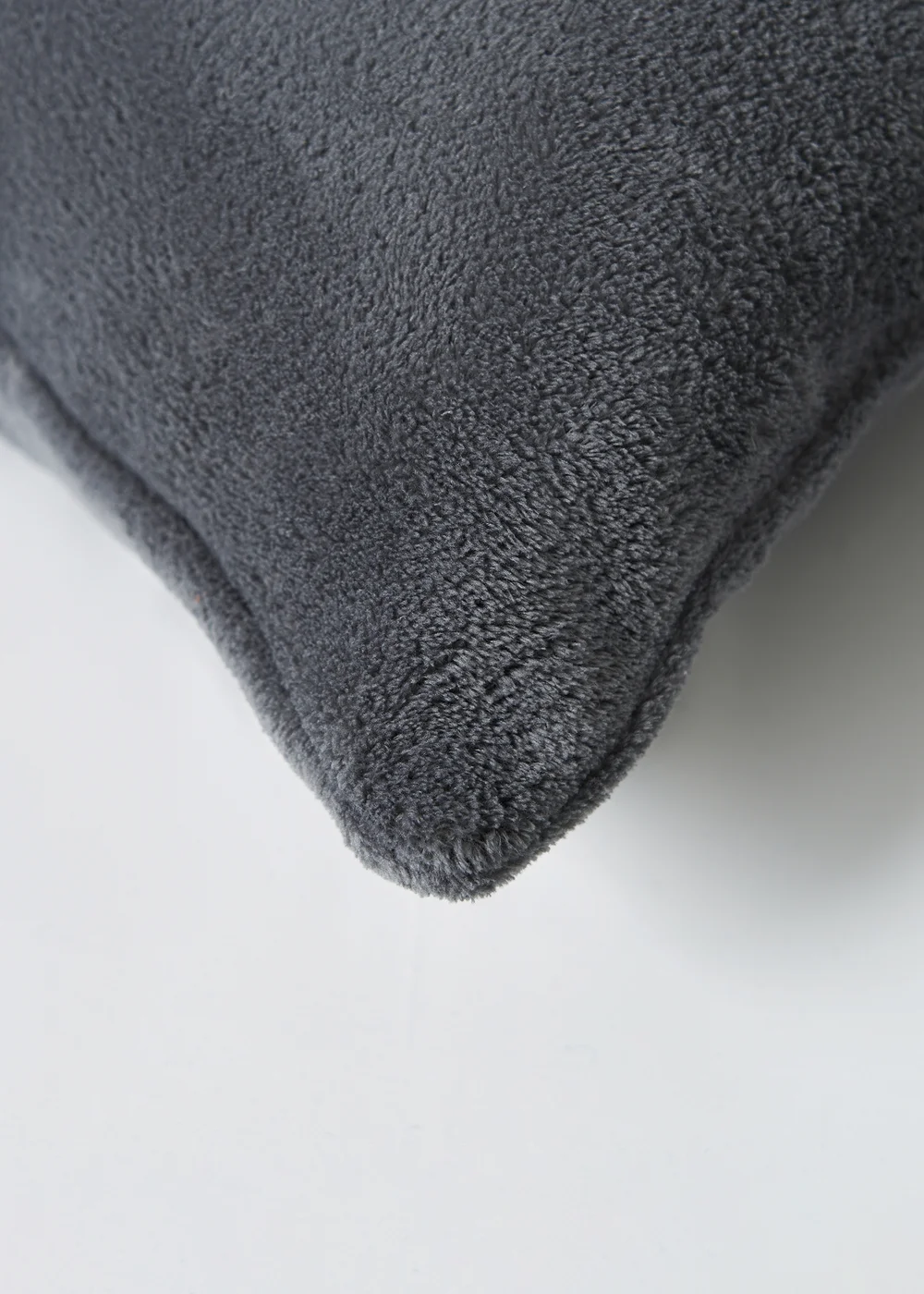 BHS Microfleece Charcoal Cushion (59x59cm) - 45cm x 45cm Image 4