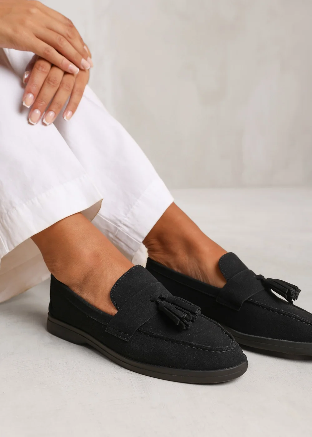 Where's That From Black Kenya Wide Fit Slip On Loafers - 3 Image 1