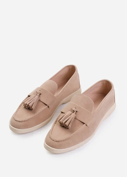 Where's That From Khaki Suede Kenya Slip On Loafers - 3 Image 4