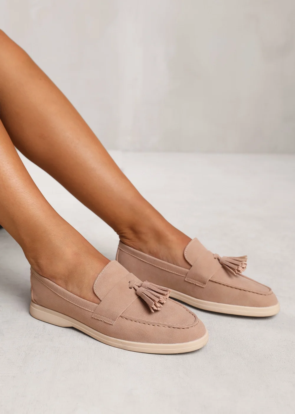 Where's That From Khaki Suede Kenya Slip On Loafers - 3 Image 1
