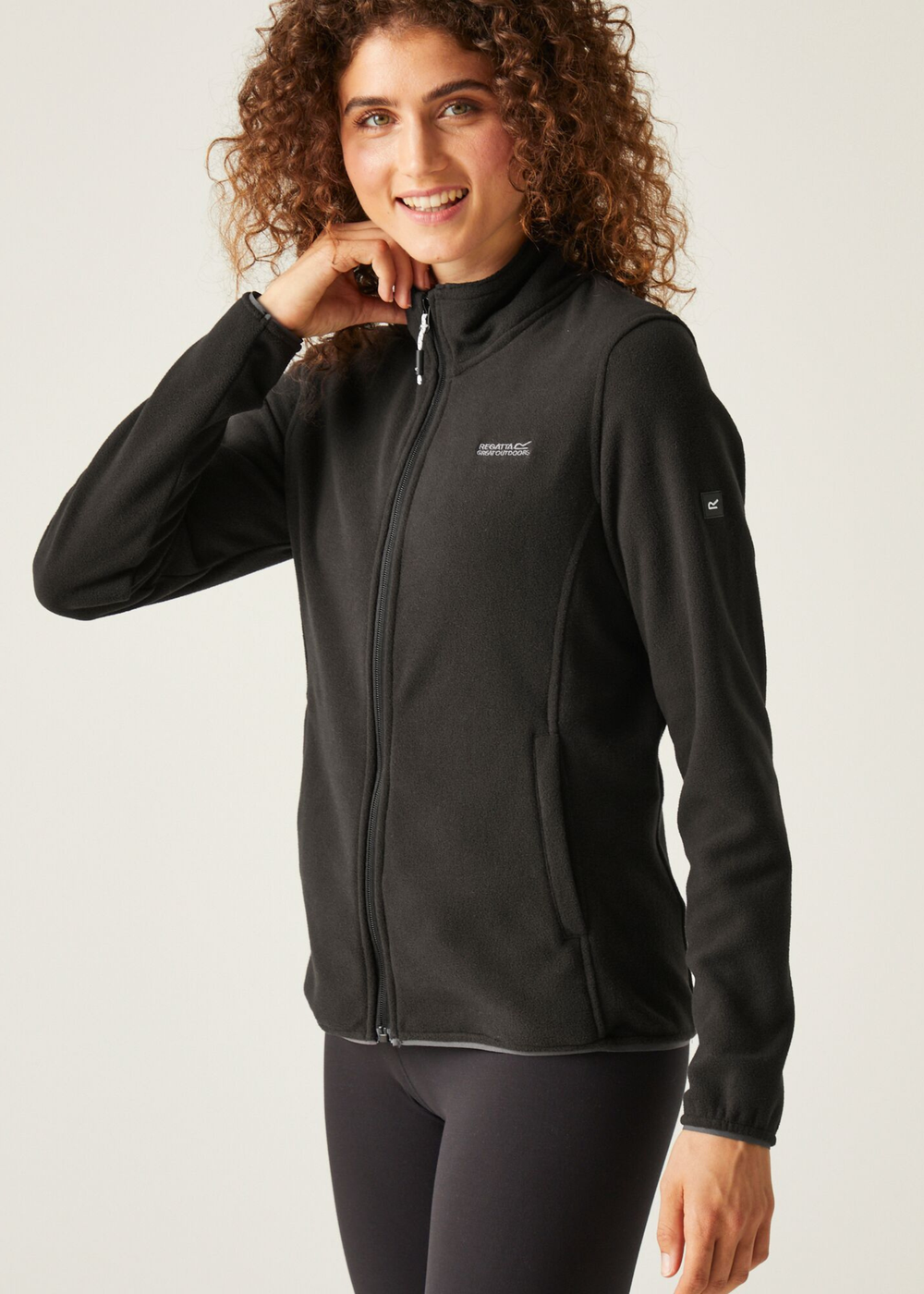 Regatta Black Clemance IV Full Zip Fleece - 10 Image 1