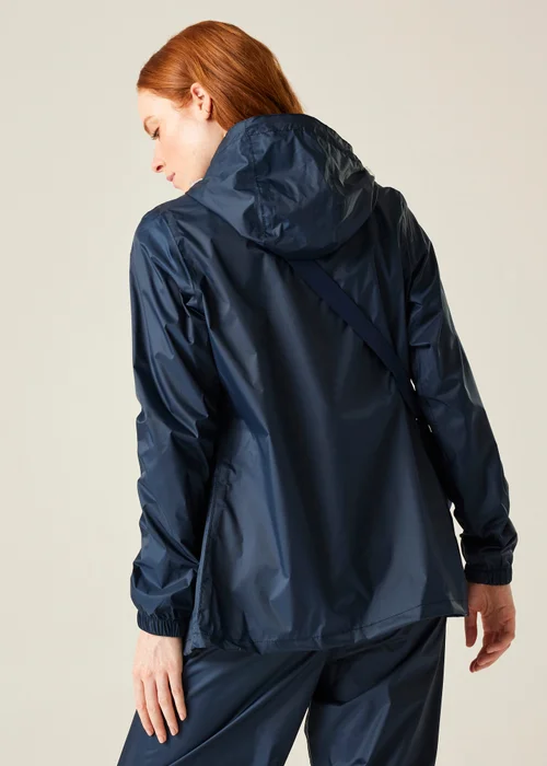 Regatta Dark Blue Pack It III Waterproof Breathable Isolite Jacket - 18 Image 2