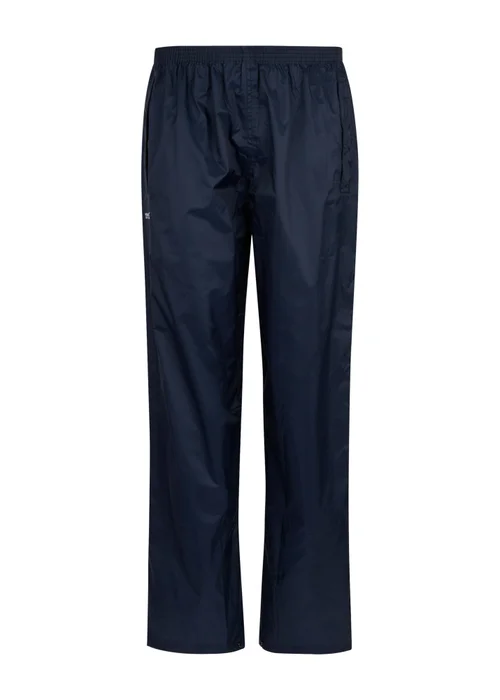 Regatta Navy Pack-It Waterproof Breathable Isolite Overtrousers - XS Image 6