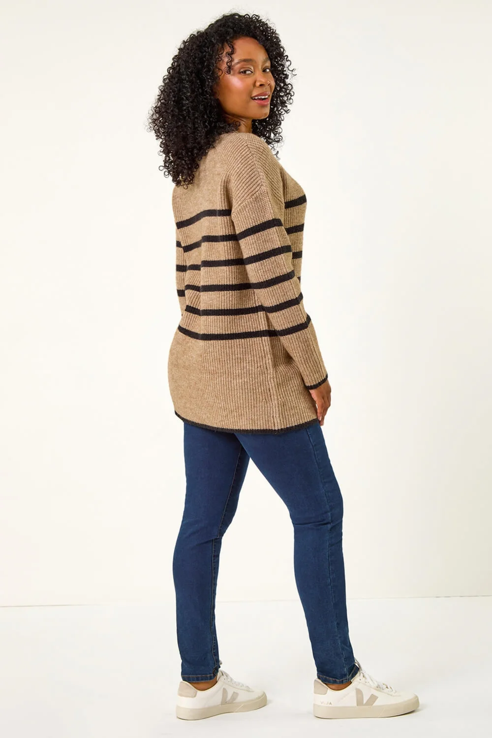 Roman Stone Petite Striped Knit Jumper - 8 Image 3