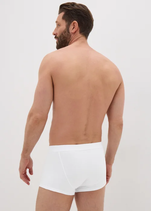 3 Pack White Hipster Boxers - XS Image 3