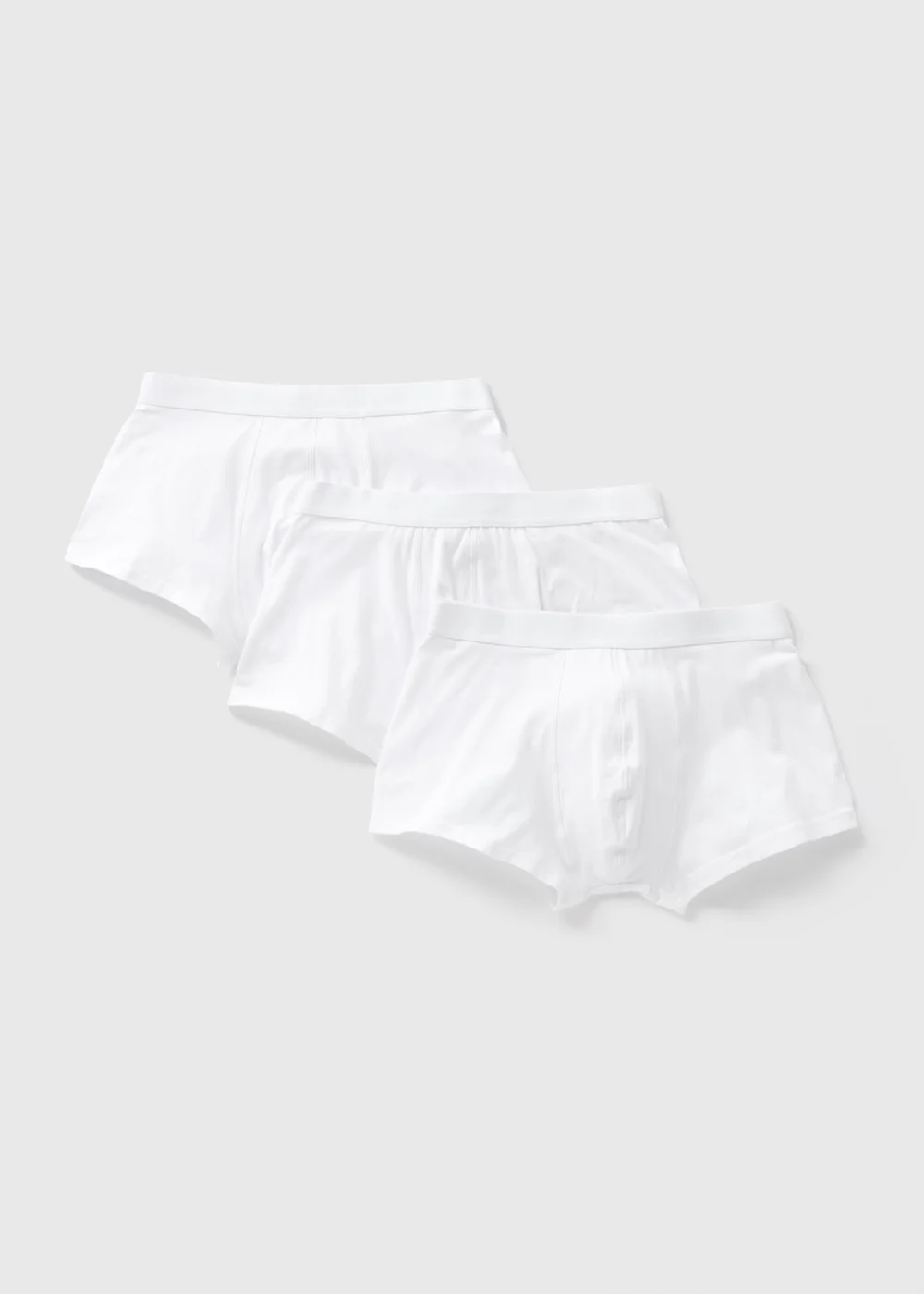 3 Pack White Hipster Boxers - XS Image 1