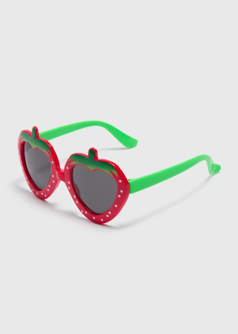 Girls Red Strawberry Sunglasses - One Size Image 1