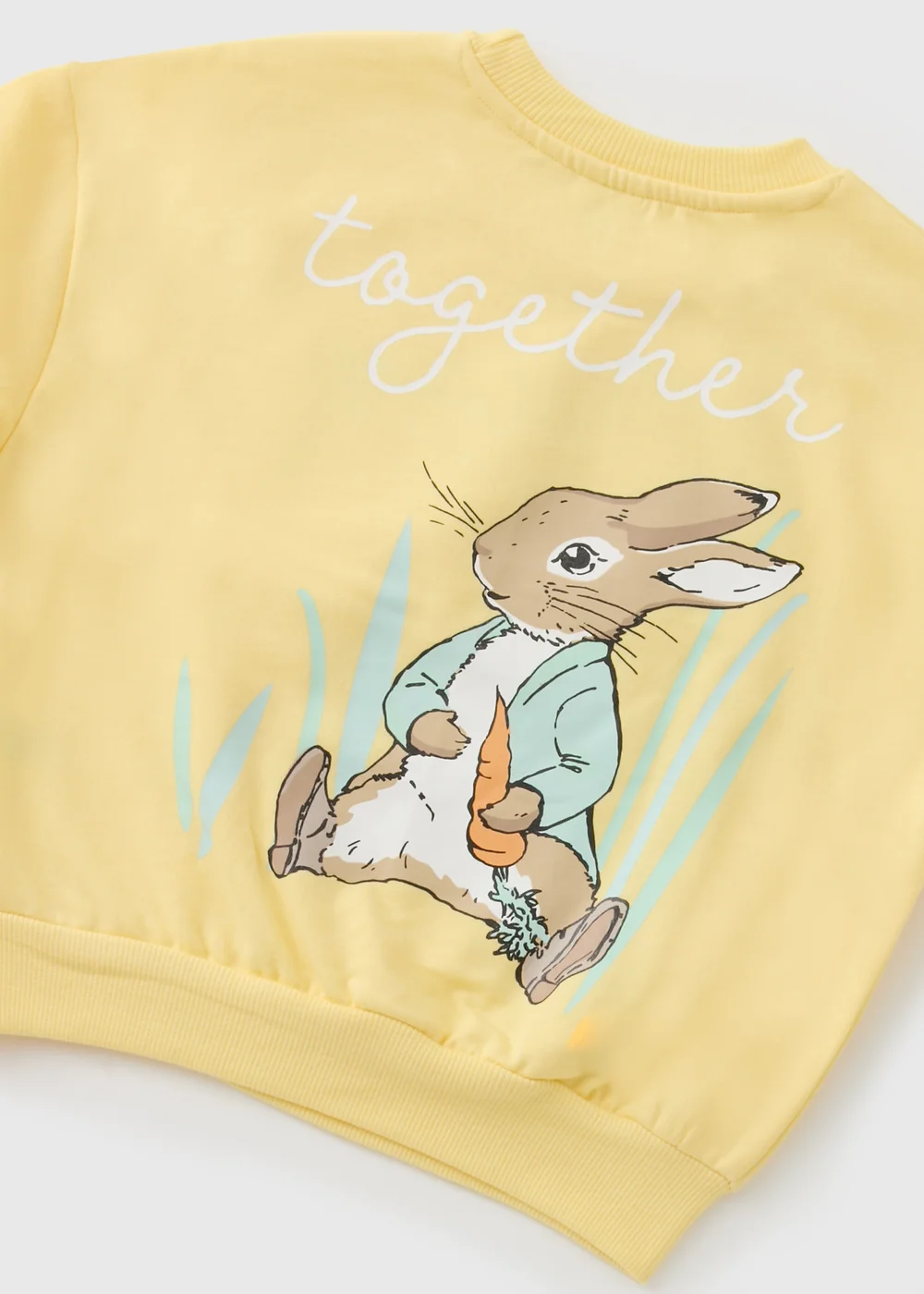 Peter Rabbit Unisex Yellow Sweatshirt (1-5yrs) - 1-1.5 Yrs Image 2