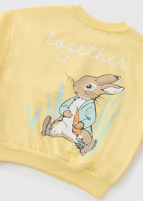 Peter Rabbit Unisex Yellow Sweatshirt (1-5yrs) - 1-1.5 Yrs Image 2