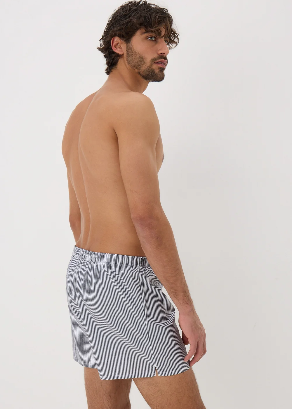 5 Pack Mono Woven Check Boxers - S Image 3