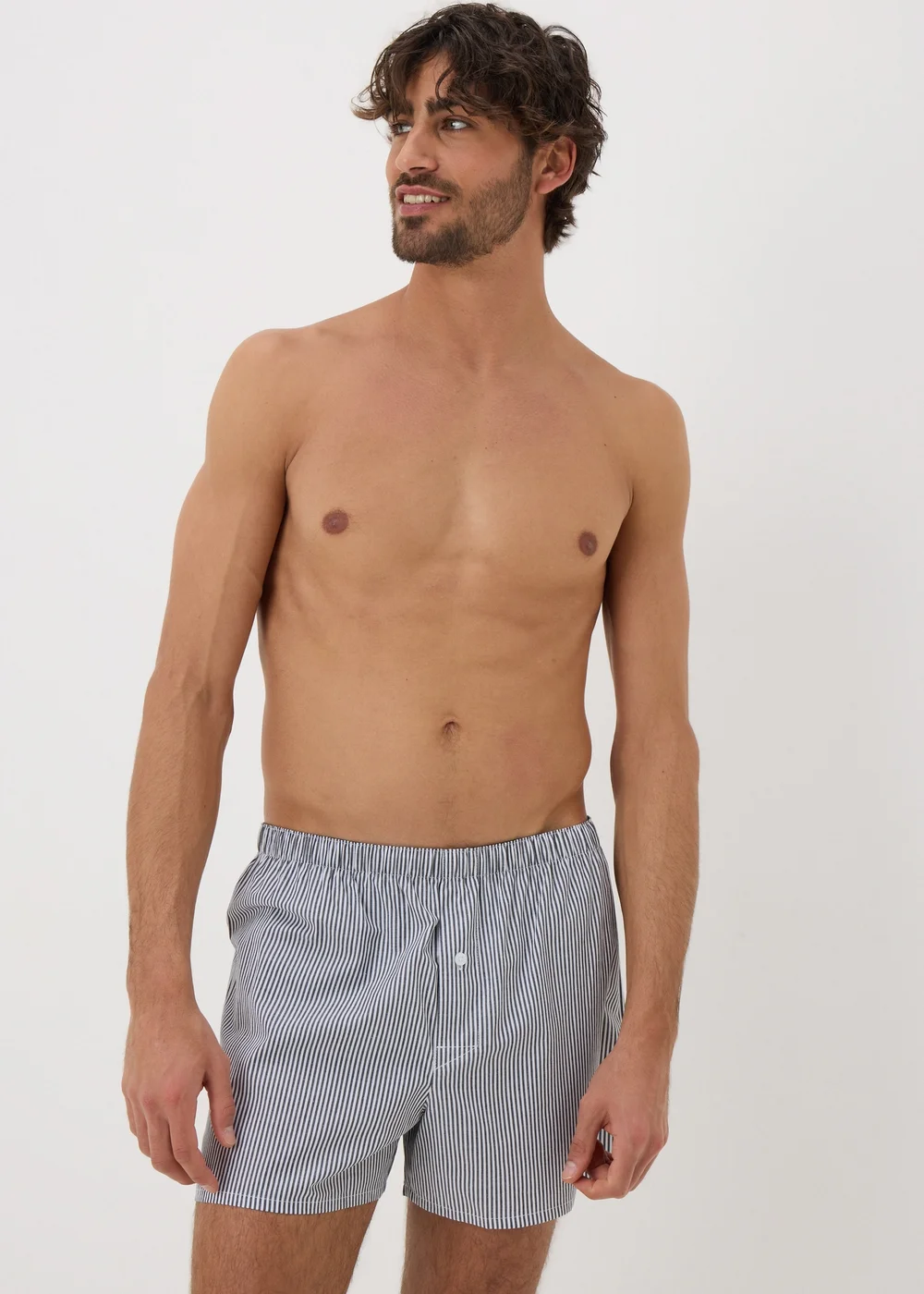 5 Pack Mono Woven Check Boxers - S Image 2