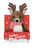 Milton & Drew Reindeer Brown Heatable Stuffed Toy - One Size Image 1