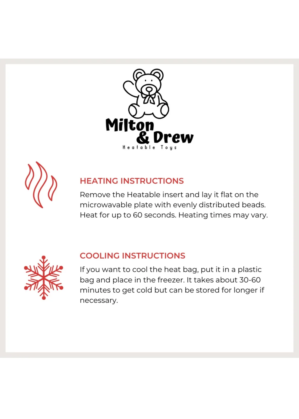 Milton & Drew Reindeer Brown Heatable Stuffed Toy - One Size Image 3