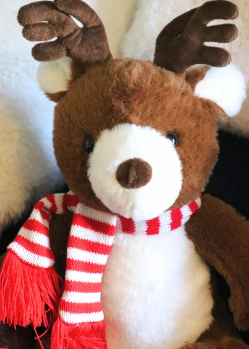 Milton & Drew Reindeer Brown Heatable Stuffed Toy - One Size Image 2