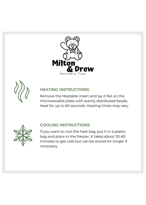 Milton & Drew Dachshund Brown Heatable Stuffed Toy - One Size Image 2