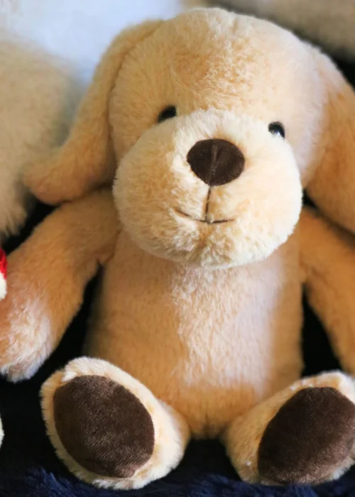 Milton & Drew Cuddly Pup Beige Heatable Soft Toy - One Size Image 2