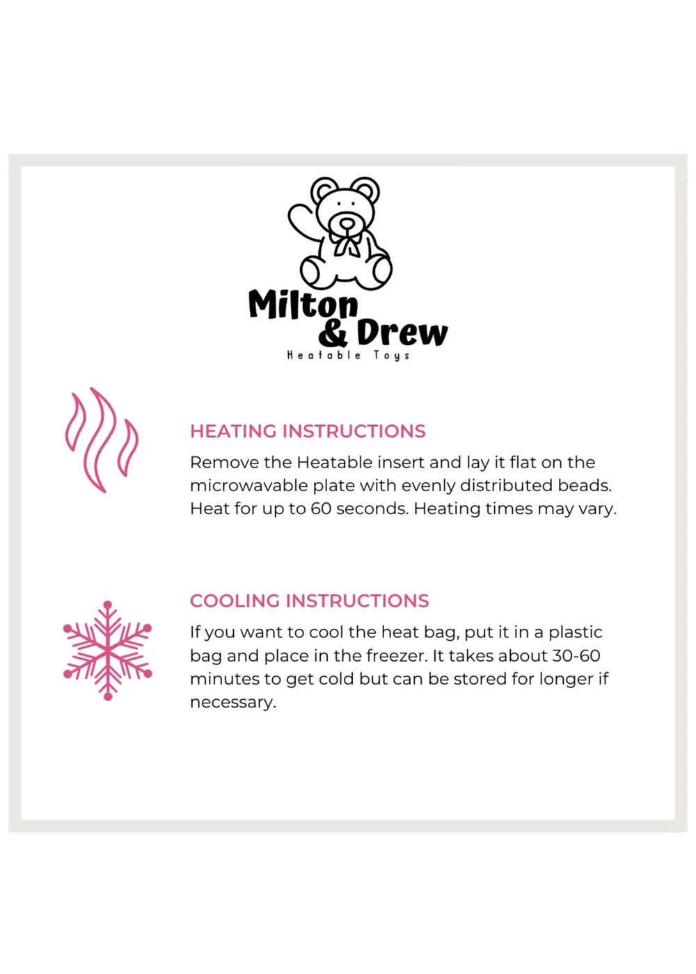 Milton & Drew Llamazing White Llama Heatable Stuffed Toy - One Size Image 3