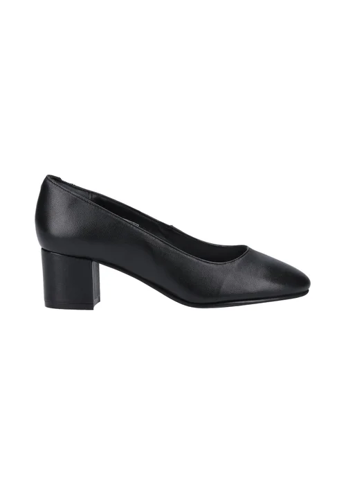 Hush Puppies Black Anna Court Shoe - 3 Image 1