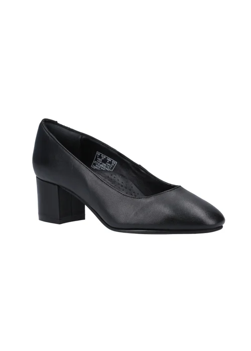 Hush Puppies Black Anna Court Shoe - 3 Image 2