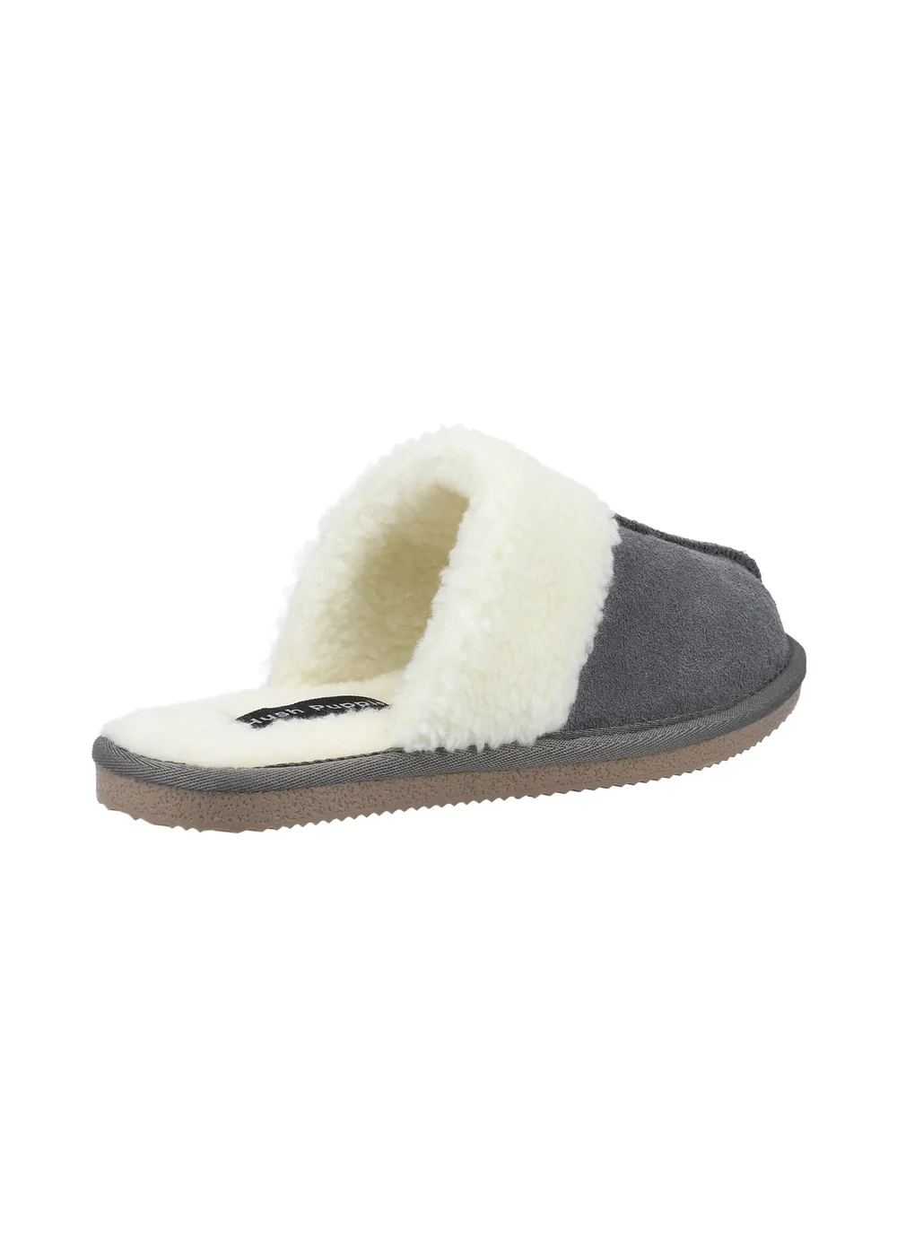 Hush Puppies Grey Arianna Mule Slippers - 4 Image 3